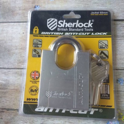 Gembok Jaket 60mm Merk SHERLOCK