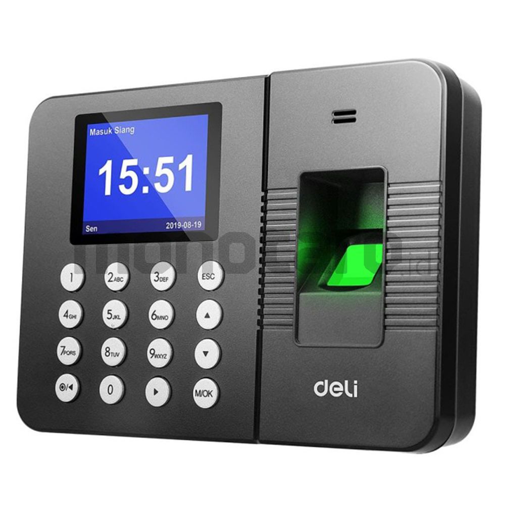Deli Fingerprint Attendance Machine Fingerprint recognition2.4'TFT screen E3960