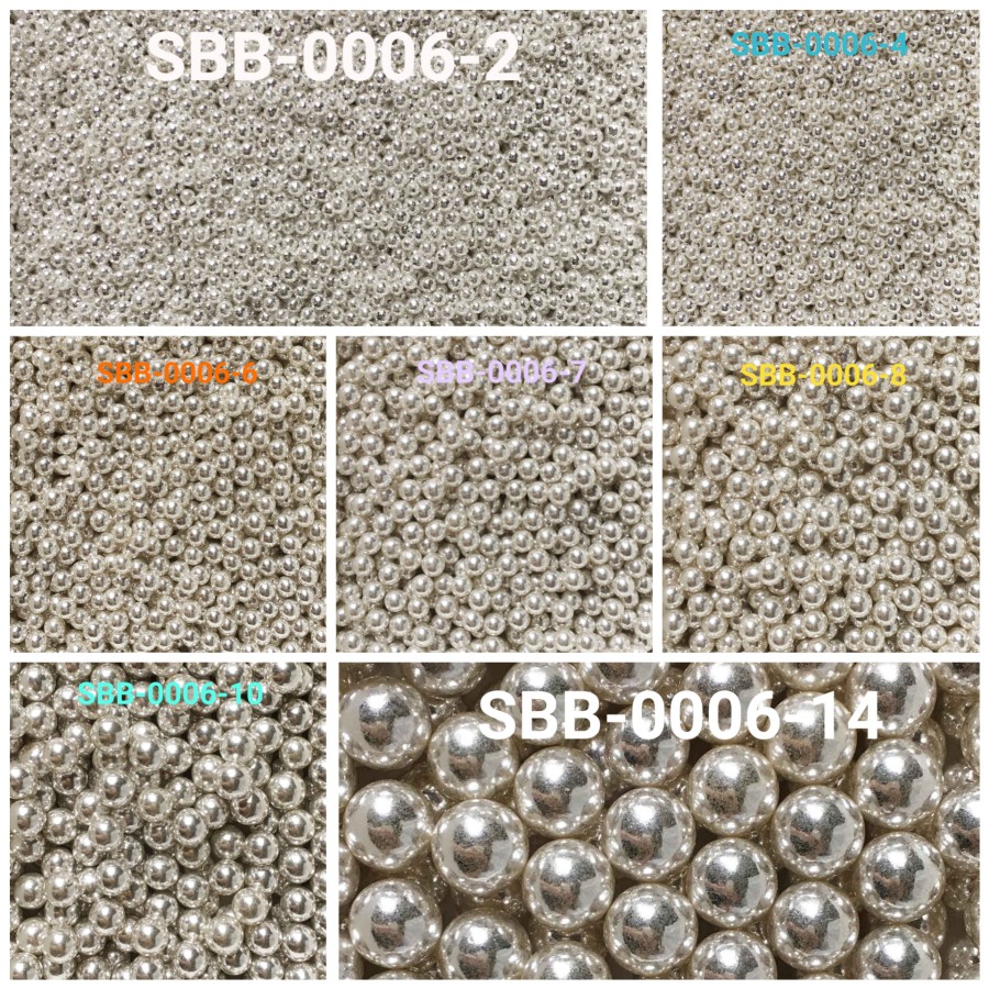 Sprinkles Silver (6mm)