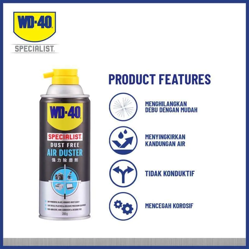 WD-40 Specialist Air Duster 360ml - Pembersih Debu