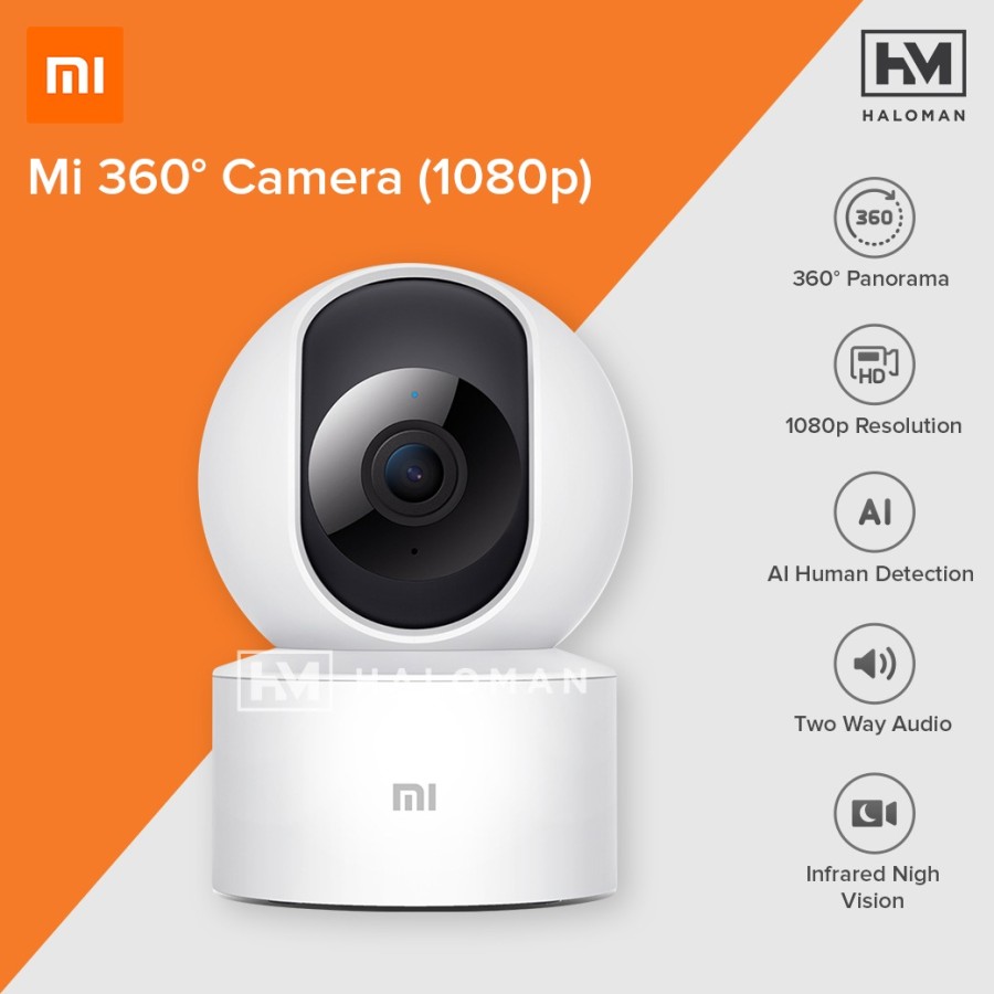 Xiaomi CCTV Mi Home Security Camera 360° 1080p - 1080p HD