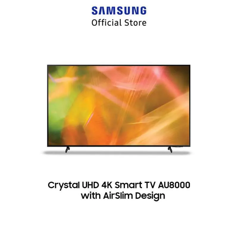 Samsung UA65AU8000KXXD Crystal UHD 4K Smart TV with AirSlim Design [65 Inch]