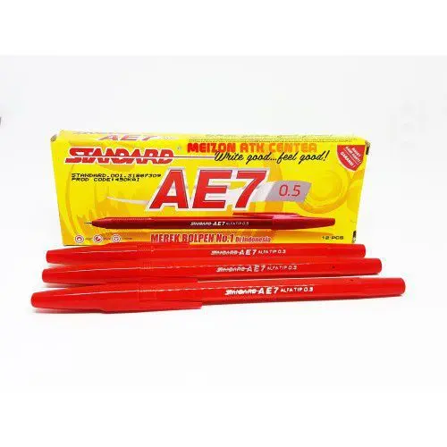 Bolpoin Standard AE7 - Merah