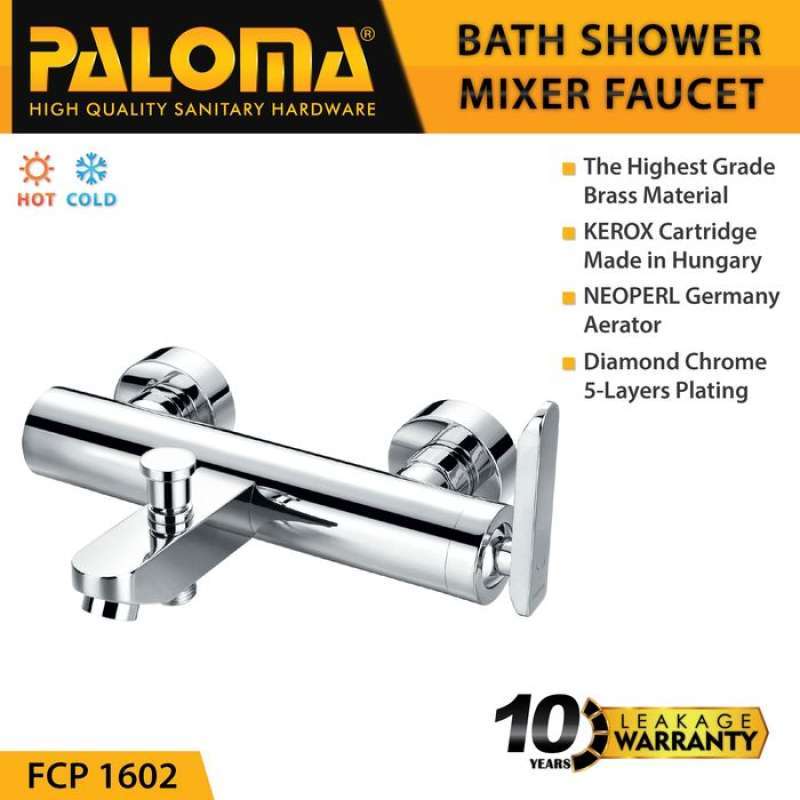 Kran Bathtub Panas Dingin Paloma FCP 1602 Keran Mixer Bathtub Shower